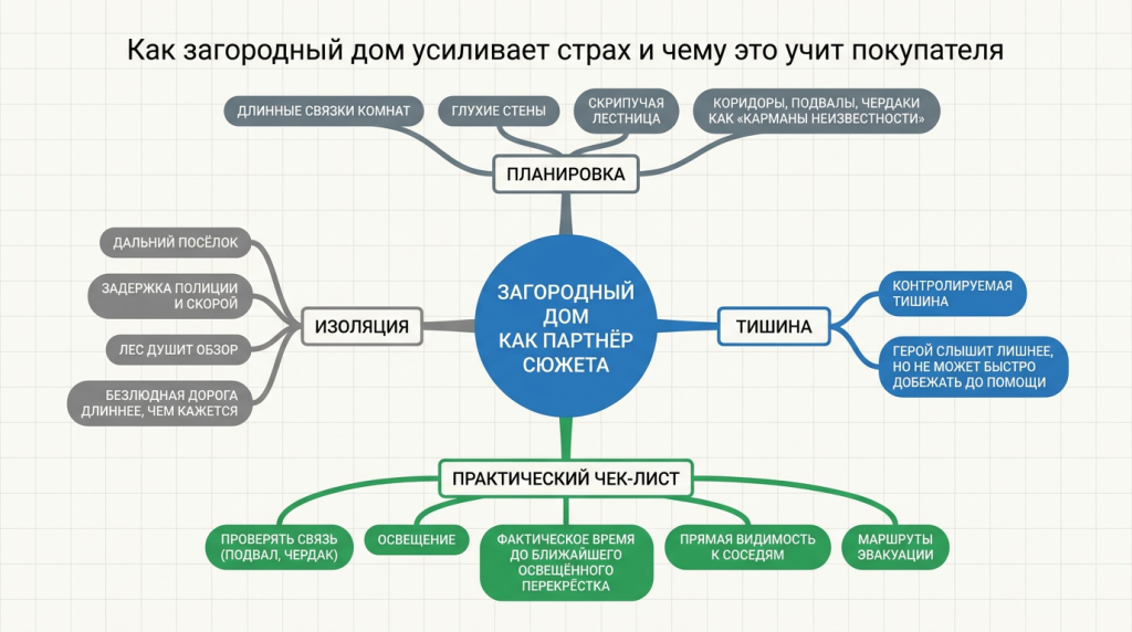 Как загородный дом усиливает страх
